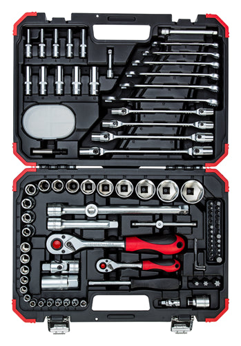 Gedore Red Socket wrench set 1/4 Inch  + 1/2 Inch  92 pieces