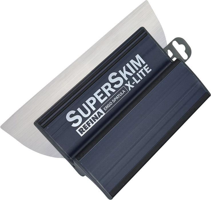 Refina Superskim X-LITE Spatula 10" Rendering  / Plastering Trowel Stainless Steel 0.3mm