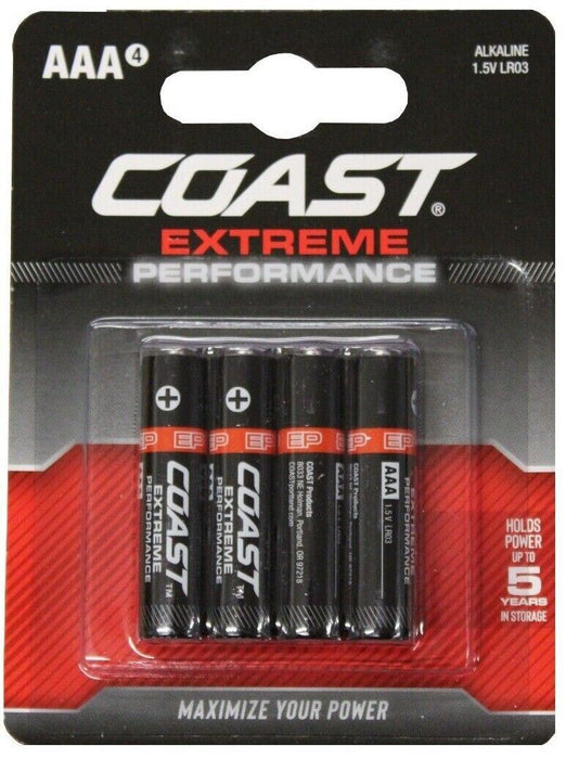 COAST Extreme Performance AAA 4 Pack