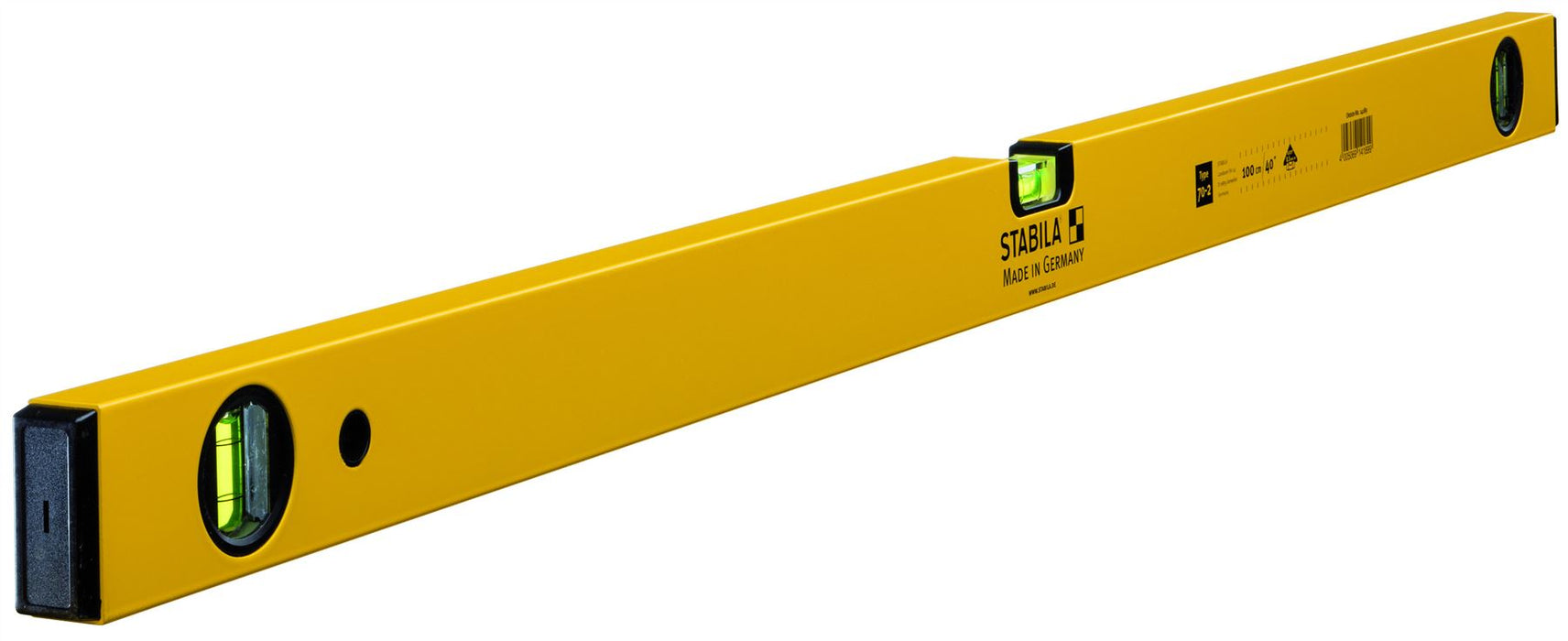 STABILA Spirit Level 40In 100cm 3 Vial Double Plumed  Level 16284