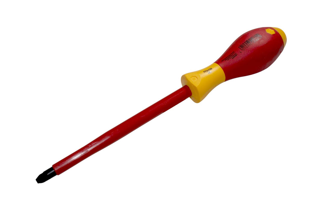 Wiha 00880 Pozidrive Screwdriver PZ3 x 150mm VDE Electricians