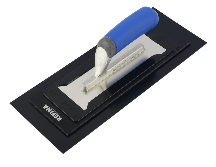 Refina Plaziflex Flexiback Finishing Trowel 14x5" (350x140mm) 1mm Gauge Soft Grip