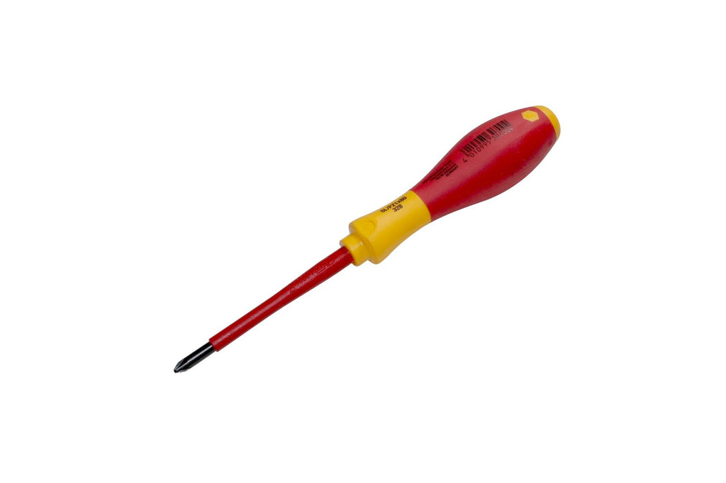 Wiha 30700 PlusMinus Screwdriver Slotted-PZ1 x 80mm VDE Electricians