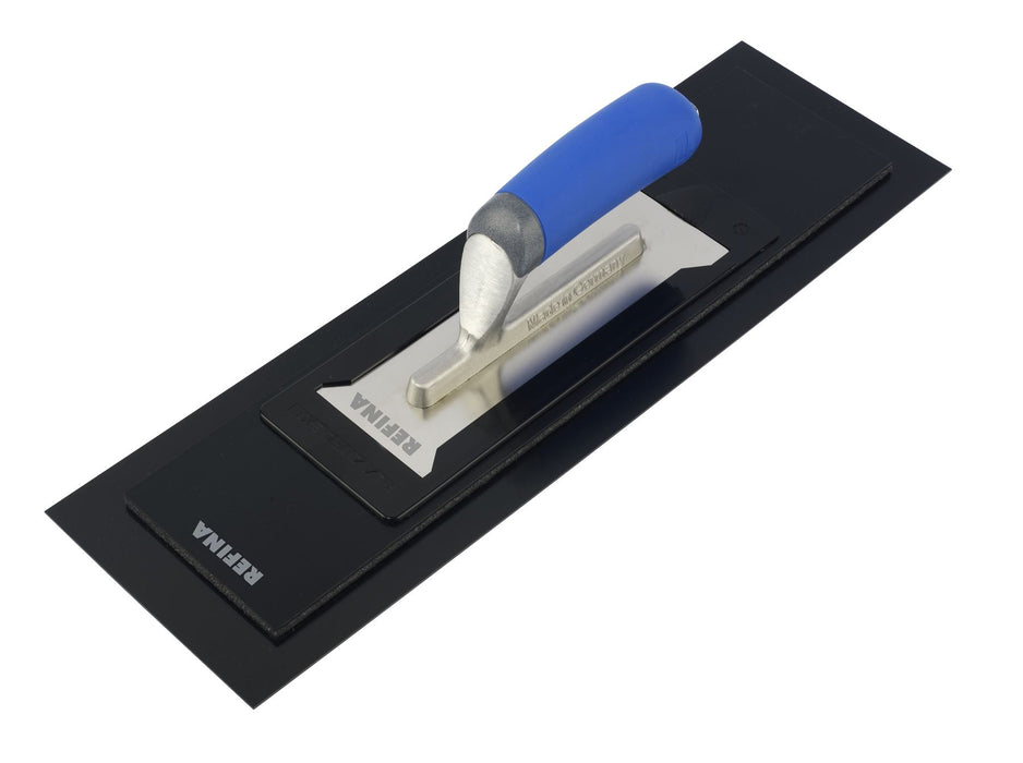 Refina Plaziflex Flexiback Finishing Trowel 18x5" (450x140mm) 1mm Gauge Soft Grip