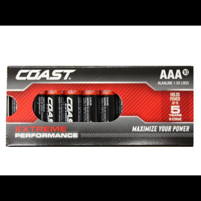 COAST Extreme Performance AAA 10 Pack