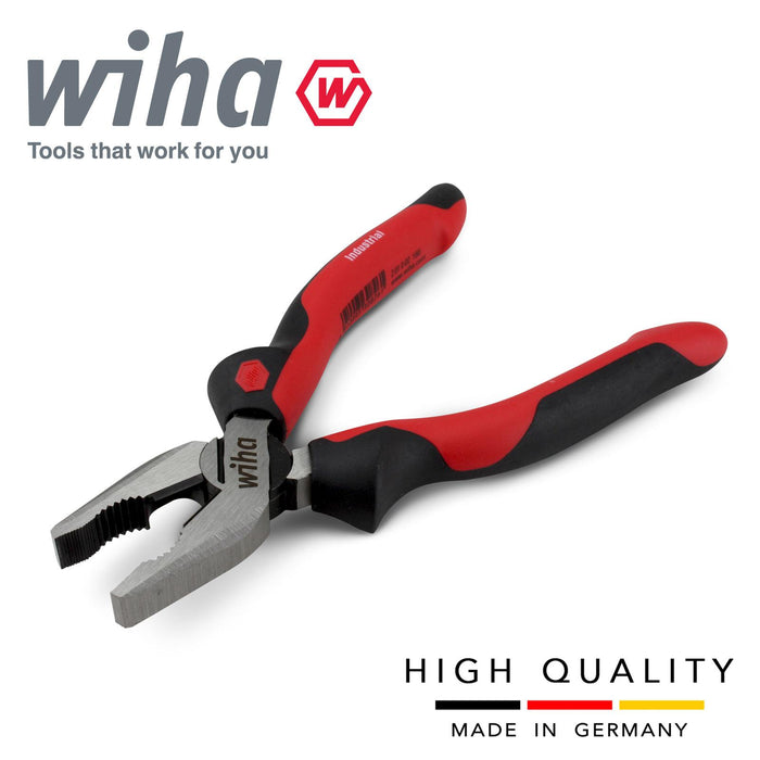 WIHA 180mm Combi Pliers/160mm Diagonal Cutter