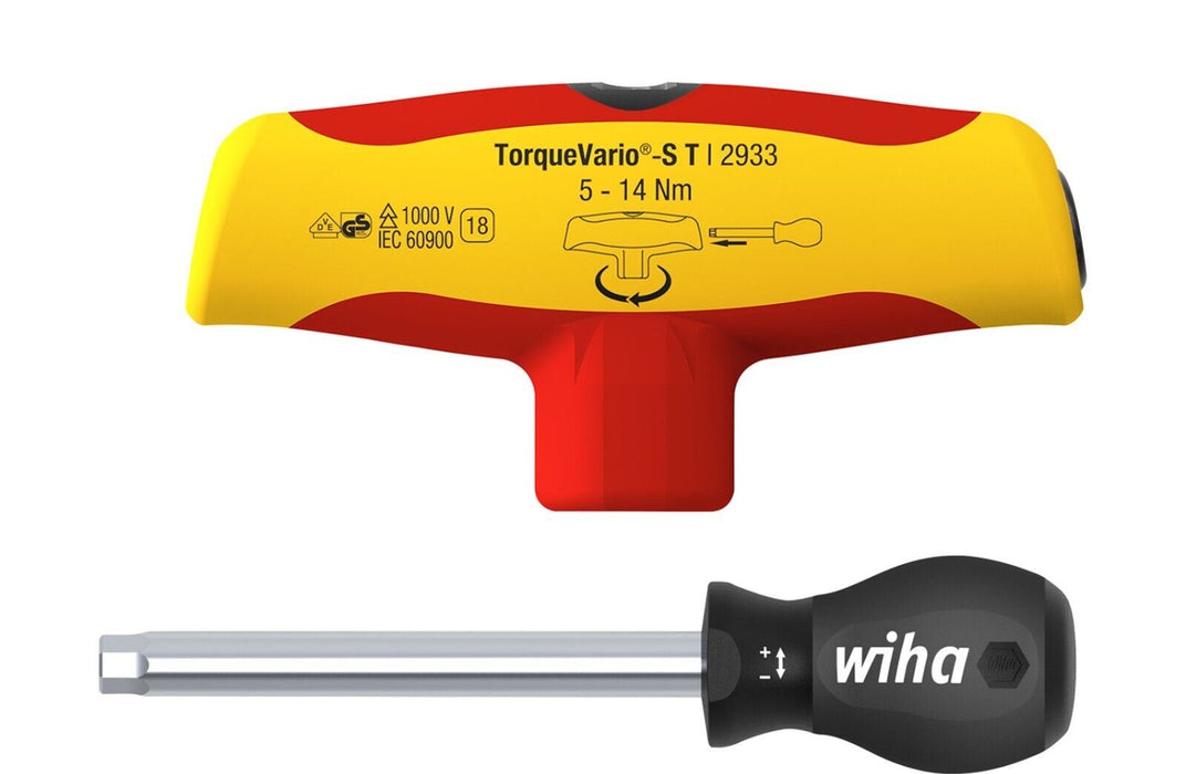 Wiha 43177 TorqueVario T Handle Screwdriver 5 To 14Nm VDE