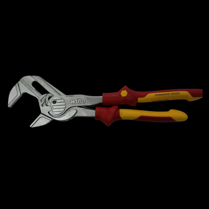 Wiha 44314 Water Pump Pliers Button Free Wrench VDE Electrician