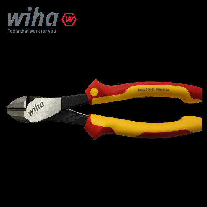 Wiha 41280 Diagonal Cutters Industrial Heavy Duty 200mm Long