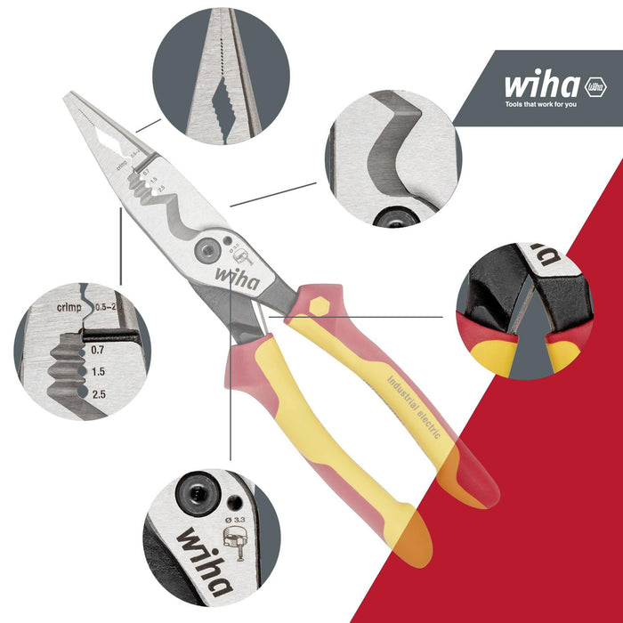 WIHA tool with close-up details on a white background