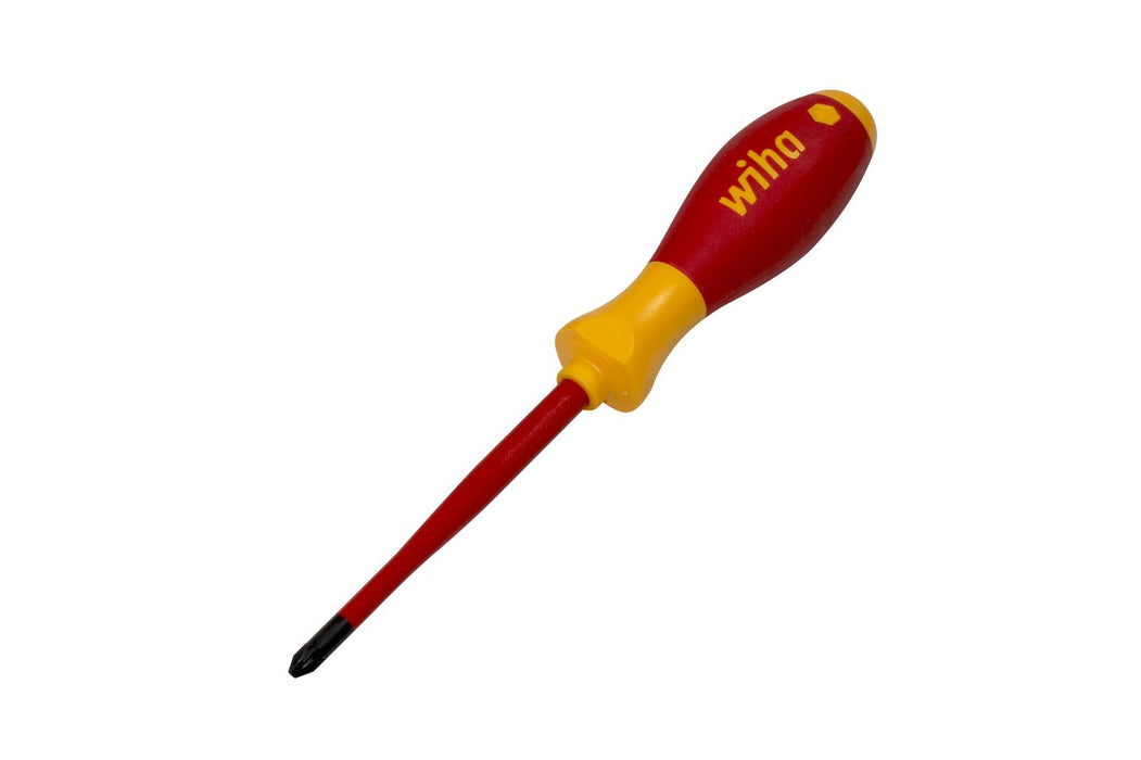 Wiha 35396 PZ2 Pozidriv SoftFinish Screwdriver SlimFix VDE