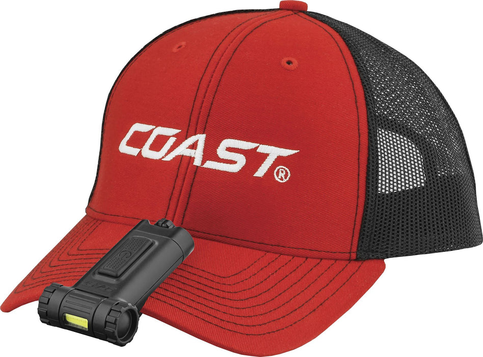 COAST HX4 Hands Free Clip Light 85 Lumens (White/Red)