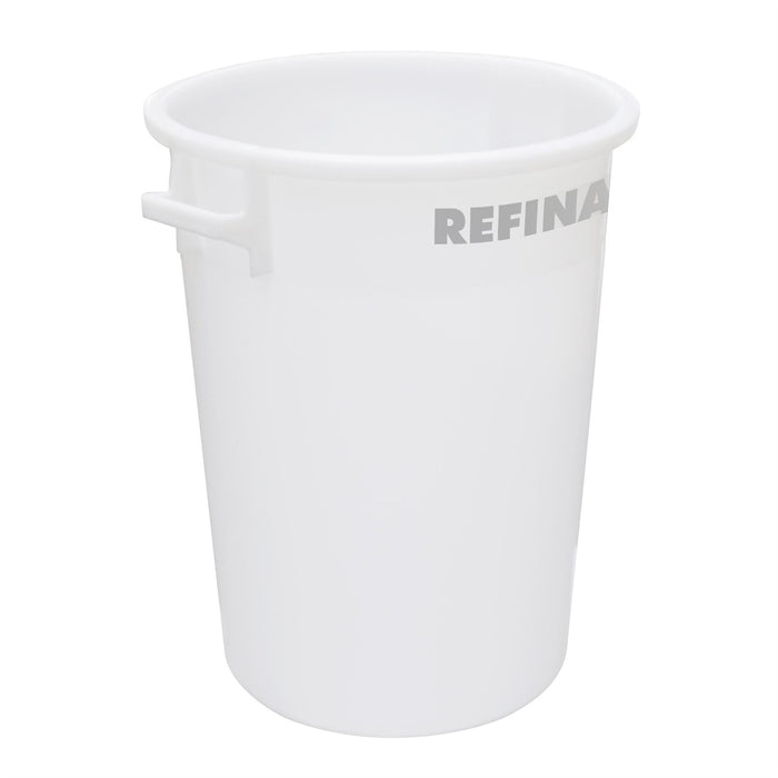 Refina X-1 Mixing Tub 100L (520x670mm) White HPDE Heavy Duty Food Grade