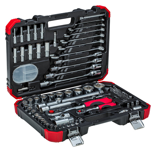 Gedore Red Socket wrench set 1/4 Inch  + 1/2 Inch  92 pieces