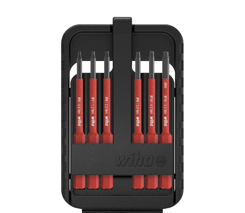 Wiha 43155 SlimBits Torx Plus Screwdriver 6IP To 15IP 6pcs VDE