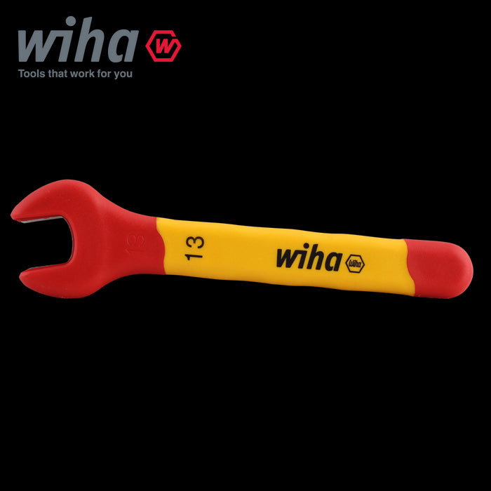 Wiha 43033 Spanner 13mm VDE Electricians Single Insulated Open End