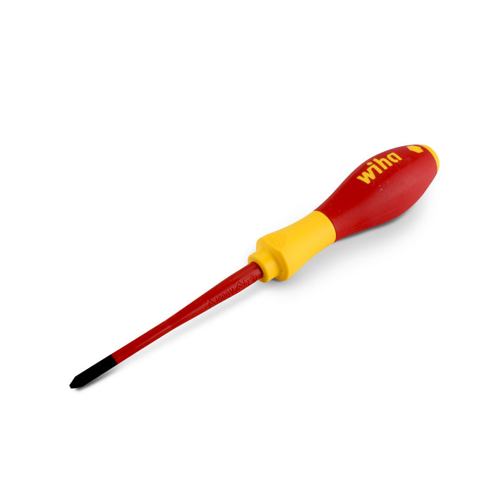 Wiha 35395 PZ1 Pozidriv SoftFinish Screwdriver SlimFix VDE