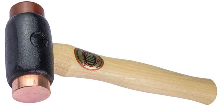THOR 214 Copper/Rawhide With wooden Handle Hammer No.3