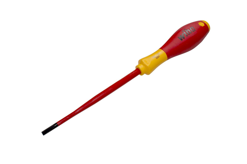 Wiha 35501 4.5mm Slotted SoftFinish Screwdriver SlimFix VDE