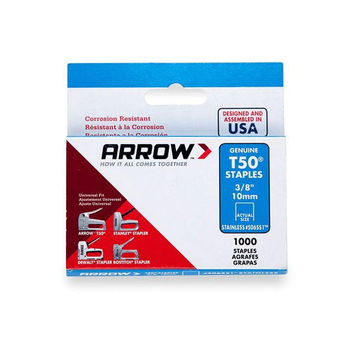 ARROW 50624/T50 3/8"-10mm 1250 Staples