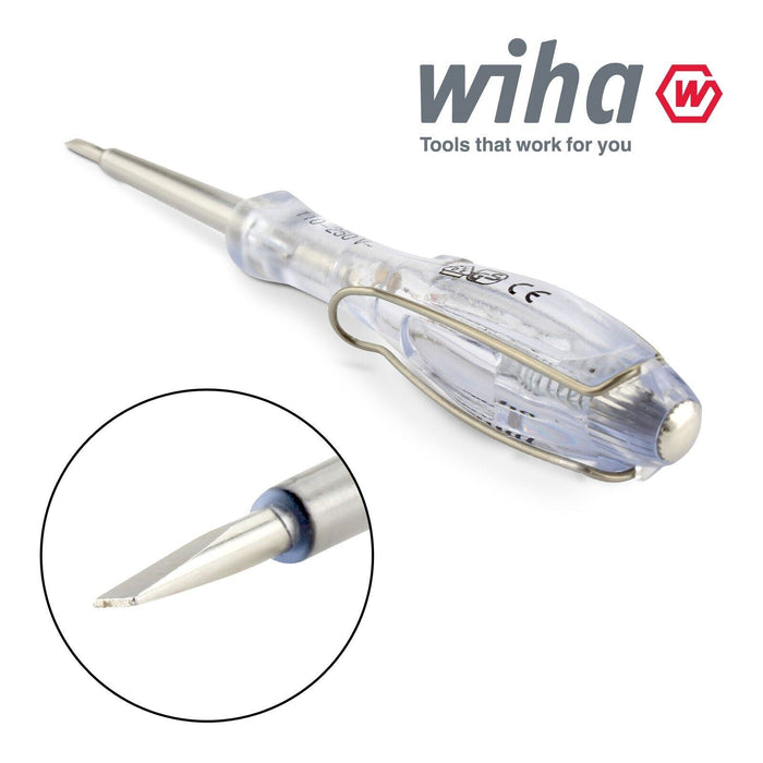 Wiha 34745 Voltage Tester Single Pole 110 To 250 Volts VDE