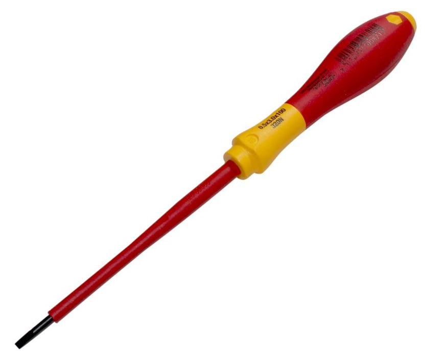 Wiha 00821 Slotted Screwdriver 3.0mm VDE Electricians