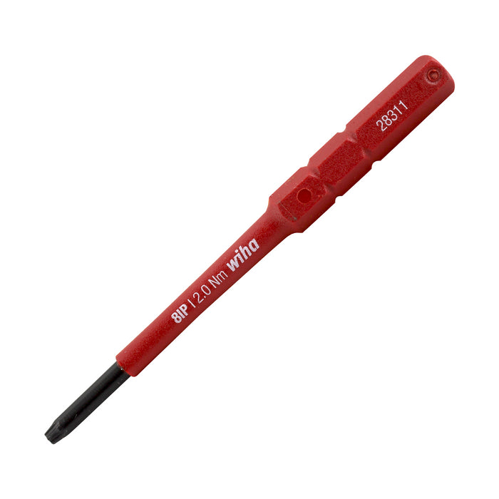 Wiha 43146 SlimBits Torx Plus Screwdriver 8IP Head 75mm 1000v VDE Electrician