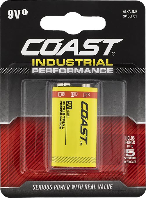 COAST Industrial Performance 9V Single Pack