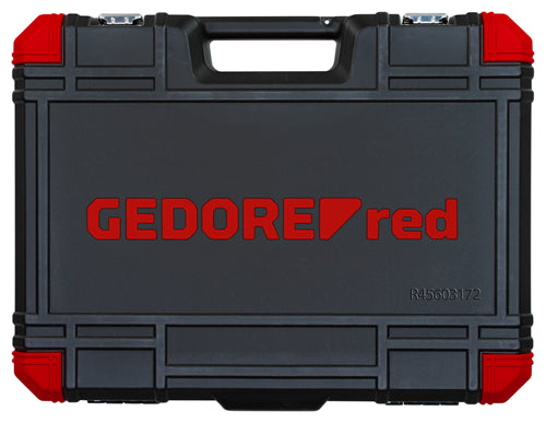 Gedore Red Socket wrench set 1/4 Inch  + 3/8 Inch  + 1/2 Inch  172 pieces