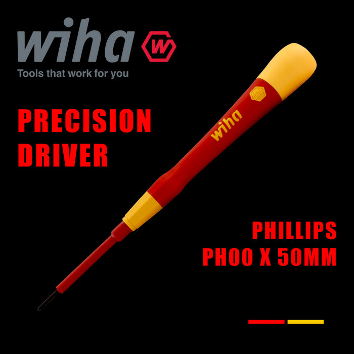 Wiha 42378 PH00 Phillips Screwdriver PicoFinish With Cap VDE