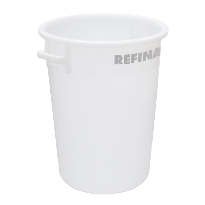 Refina X-1 Mixing Tub 100L (520x670mm) White HPDE Heavy Duty Food Grade