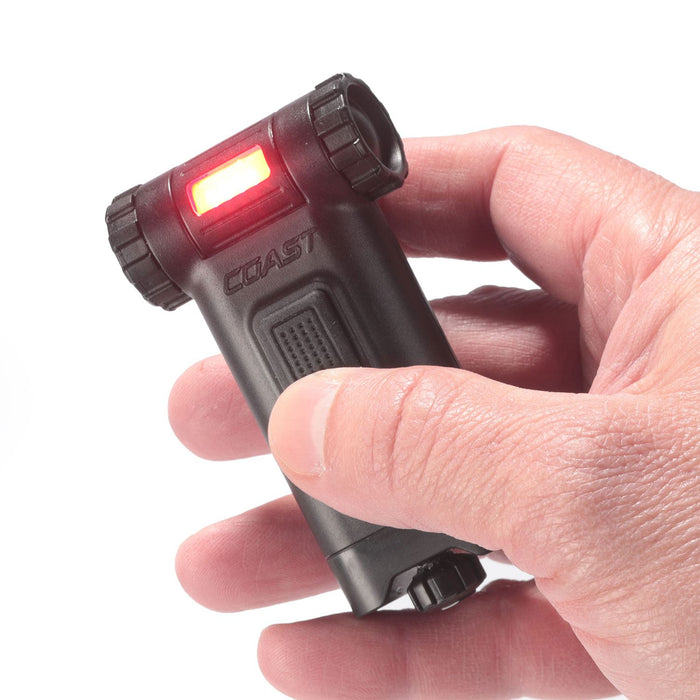 COAST HX4 Hands Free Clip Light 85 Lumens (White/Red)