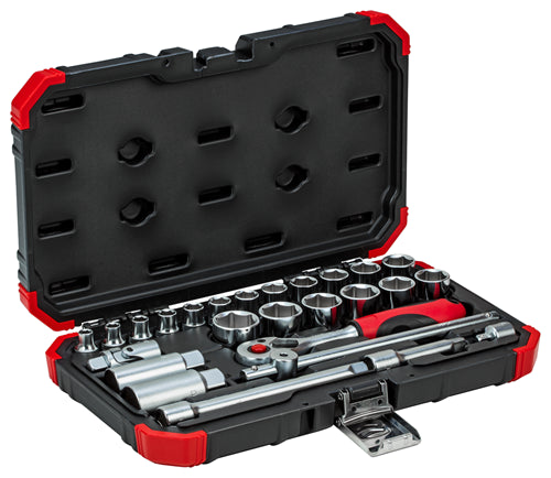 Gedore Red Socket wrench set 3/8 Inch  26 pieces 6-24 mm