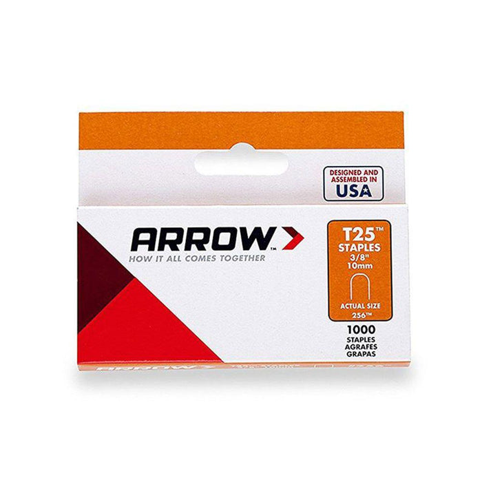 ARROW T25 3/8"-10mm 1000 Staples