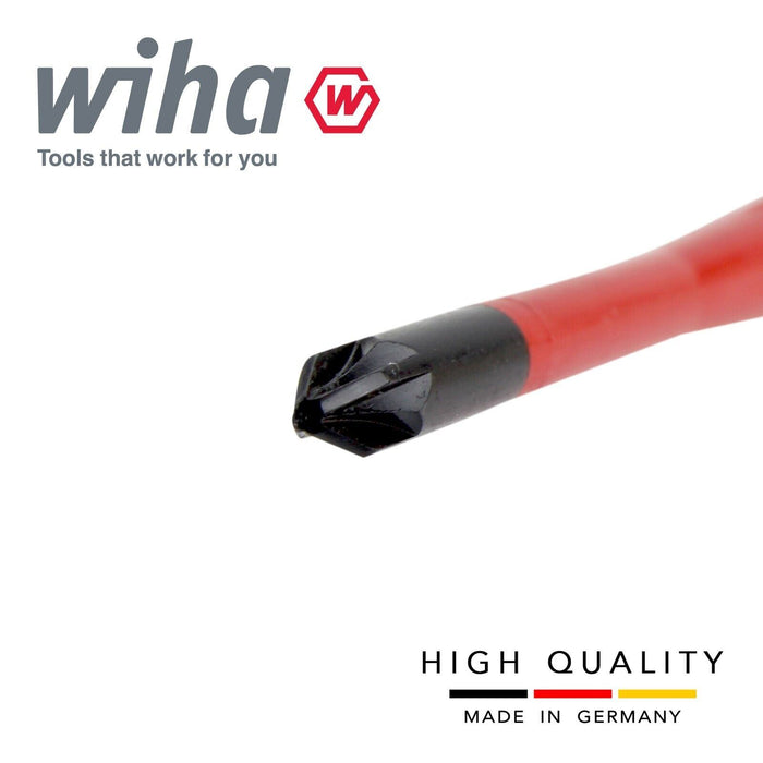 Wiha 35395 PZ1 Pozidriv SoftFinish Screwdriver SlimFix VDE