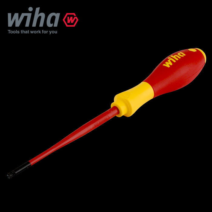 Wiha 41143 Security Torx Screwdriver T20H SlimFix VDE