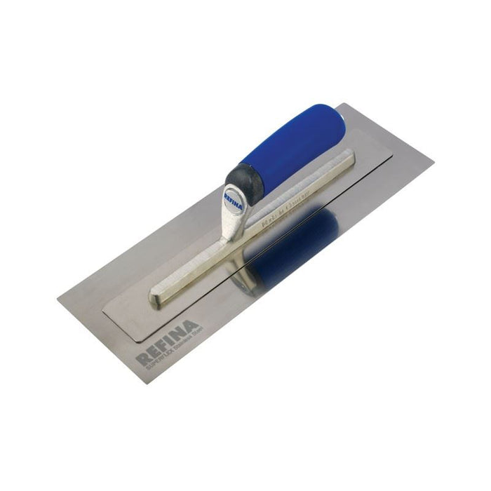 Refina SUPERFLEX-2 trowel 14x4" (360x120mm) stainless steel 0.4mm gauge soft grip