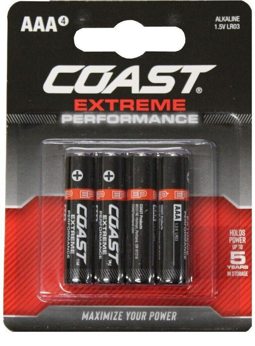 COAST Industrial Performance AAA 4 Pack