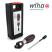 Wiha digital screwdriver set with black and red tool case on a white background