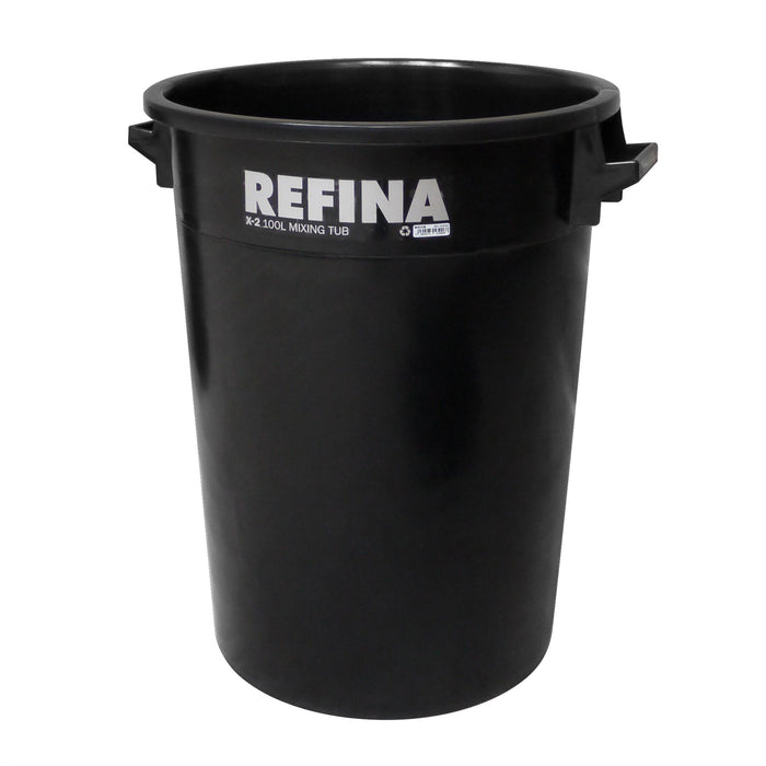 Refina X-2 mixing tub 100L (520x670mm) black recycled heavy duty