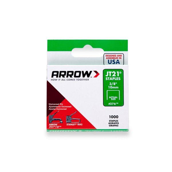 ARROW A276 JT21 3/8"-10mm 1000 Staples