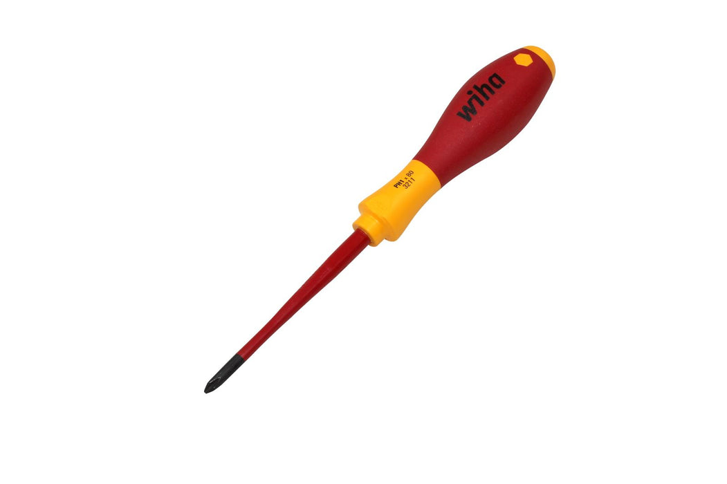 Wiha 35393 PH1 Phillips SoftFinish Screwdriver SlimFix VDE