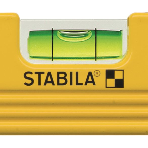 STABILA 81SM 10In 25cm Magnetic Holder 2 Vial Sprite level  02511