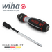 Wiha digital screwdriver with interchangeable bit on a white background, featuring the Wiha logo.