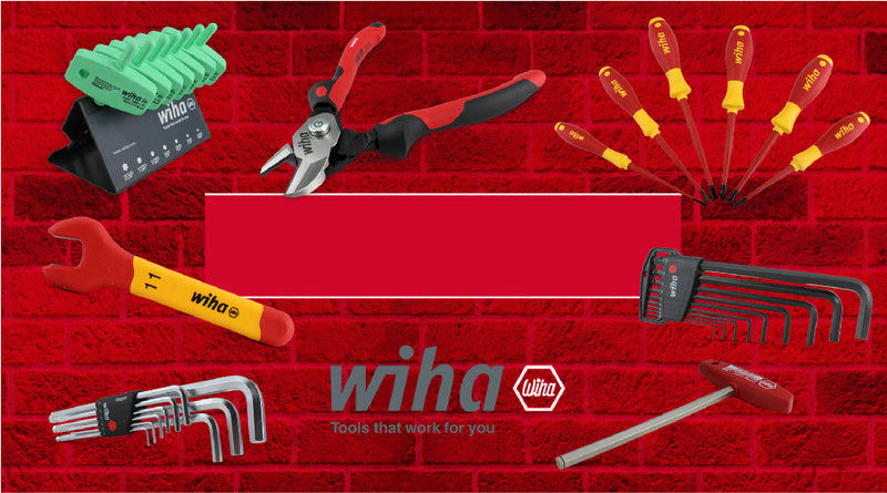 Wiha tools including two sets of Allen keys , pliers, screwdriver set and a spanner